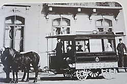 Original Tramkutsche um 1900