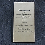 Meldebuch der Universität Wien 1930er Jahre