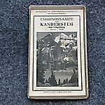 Exkursion-Karte Kandersteg 1913