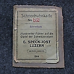 Schneehuhnkarte Schreckhorn 1910