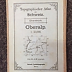 Topograhische Atlase Schweiz 1900