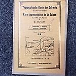 Topographische Karten Schweiz 1900